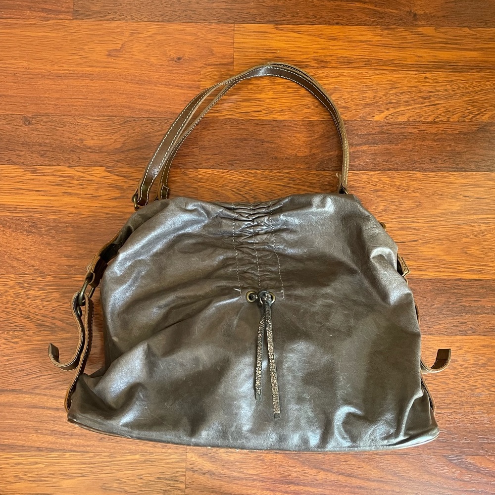 ASKA MASUDA Brown leather tote